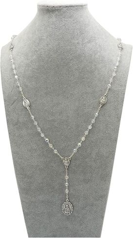Crystal Beads Seven Sorrows chaplet of Mary Rosary Catholic Crystal Beads 6MM in Saudi Arabia