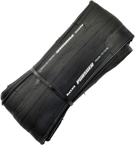 إطار MAXXIS Pursuer M225P 700x28C لسباقات الطريق الفاصلة قابل للطي 60TPI 115PSI، أسود، إطاران، MX2218 in Kuwait