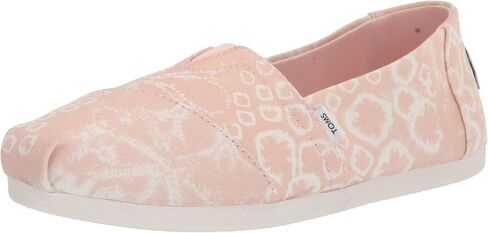TOMS Womens Alpargata Slip On Flats Casual - Pink in Saudi Arabia