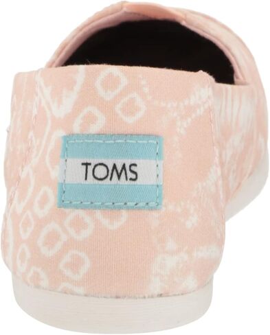 TOMS Womens Alpargata Slip On Flats Casual - Pink in Saudi Arabia