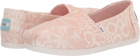 TOMS Womens Alpargata Slip On Flats Casual - Pink in Saudi Arabia