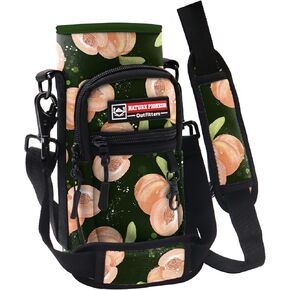 NATURE PIONEOR Water Bottle Carrier Holder Sleeve with Adjustable Strap25 32 40 oz, Insulated Water Bottle Holder Sling Bag
