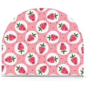 Napkin Holder-Strawberry Pink,Acrylic Paper Napkin Holders for Tables Kitchen Restaurant Home Decor, Modern Decorative Holder for Dinner Paper Cocktail Napkins