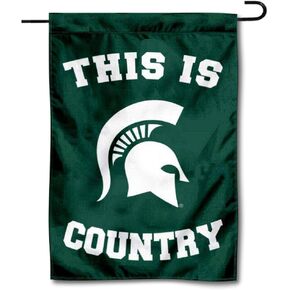 Michigan State Spartans This is Spartans Country Garden Banner Flag