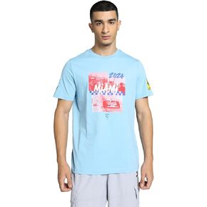 Scuderia Ferrari Tshirt Miami 2024 Special Edition - Lazor Blue