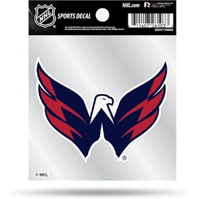 Rico Industries Washington Capitals Eagle Logo 4 x 4 Inch Perfect Cut Decal