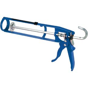 COX 41001 Wexford 10.3-Ounce Cartridge Manual Skeleton Steel Caulk Gun, Black