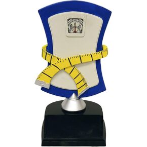 Decade Awards Weight Loss Trophy - Biggest Loser Award - 7.5 Inch Tall | Scale Trophy - Engraved Plate on Request