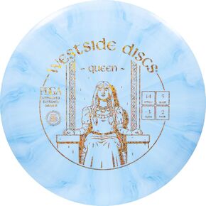 Westside Discs Origio Burst Queen Disc Golf Driver, Men and Women, Maximum Distance Frisbee Golf Disc, Great for Beginners and Easy to Throw, 176g, Stamp Color and Burst Pattern Will Vary in Saudi Arabia