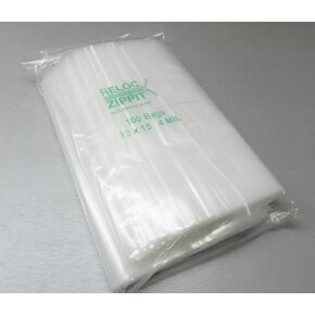 Bags 13x15 Clear 4 Mil Reclosable 13" X 15" Bag Per Pack of 100