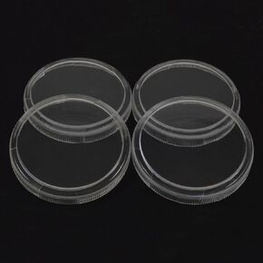 2-1/2" Replacement Clear Regulator Gauge Lens/Cover, 1/4 Turn Twist Lock, 4 Lens