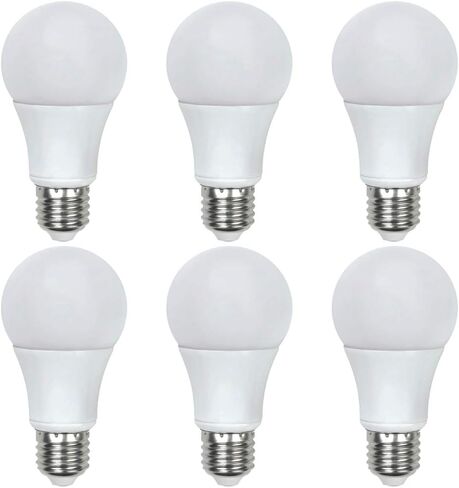إضاءة القيمة العالمية FG-03161 40 وات مكافئة A19 لمبة إضاءة LED للأغراض العامة، (6 عبوات)، ضوء النهار (5000 كلفن) in Saudi Arabia