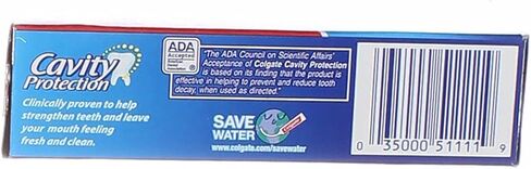 Colgate Cavity Protection Fluoride Toothpaste, Great Regular Flavor, Travel Size TSA Aproved, 1 Ounce (Pack of 8) in Saudi Arabia
