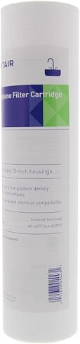 Pentair Pentek P25 Sediment Water Filter, 10-Inch, Under Sink Spun-Bonded Polypropylene Replacement Cartridge, 10" x 2.5", 25 Micron,White in Kuwait