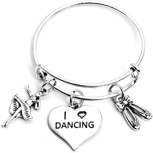 Infinity Collection Dance Bangle Bracelet- Girls Dance Jewelry - Gift For Dance Recitals, Dancers and Dance Teams in Saudi Arabia
