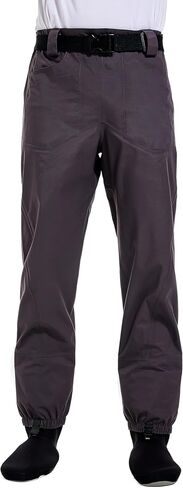 MOYUZAI Wader Pants Breathable Fly Fishing Pants with Neoprene Stocking Foot for Fishing Kayaking in Saudi Arabia