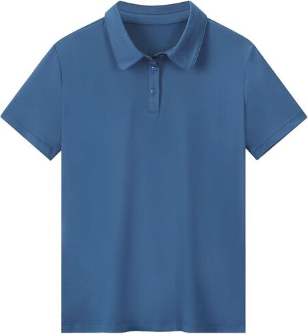 MERIABNY Girls Golf Polo Shirts Short Sleeve Tennis Golf Clothes for Aged 6-13 in Kuwait