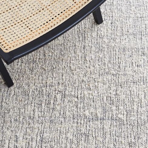 سجادة SAFAVIEH Natura Collection - 2'3" x 9'، عاجي وأسود، مصنوعة يدويًا من القطن المسطح المنسوج، مثالية للمناطق ذات حركة المرور العالية في غرفة المعيشة وغرفة النوم (NAT930Z) in Saudi Arabia