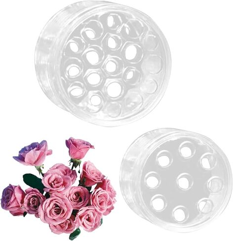 حامل جذعي حلزوني من Little Syohe للمزهريات الحلزونية DIY Ikebana الجذعية حامل حلقة 2 قطعة باقة حلزونية حامل ترتيب الزهور (كبير + صغير) in Kuwait