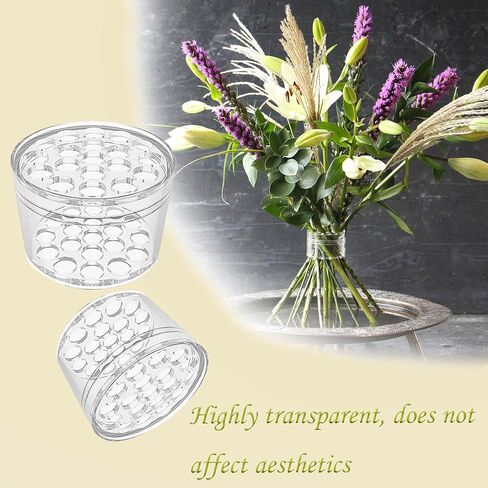 حامل جذعي حلزوني من Little Syohe للمزهريات الحلزونية DIY Ikebana الجذعية حامل حلقة 2 قطعة باقة حلزونية حامل ترتيب الزهور (كبير + صغير) in Kuwait