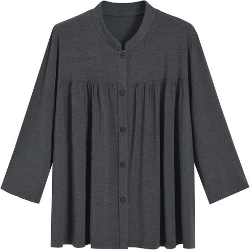 Latuza Women's Bamboo Viscose Button Down Capri Pajamas Set in Saudi Arabia
