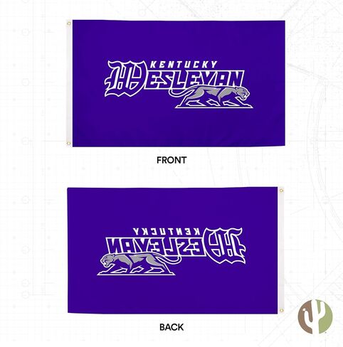 Desert Cactus Kentucky Wesleyan College Flag Panthers Flag Banners 100% Polyester Indoor Outdoor 3x5 feet Flags (Style 1) in Saudi Arabia