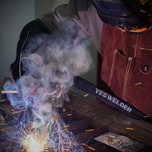 YESWELDER TIG Welding Torch Cable Cover Cowboy Zipper Jacket Style Cover 3.7 Meters(12 Feet Length) in Saudi Arabia
