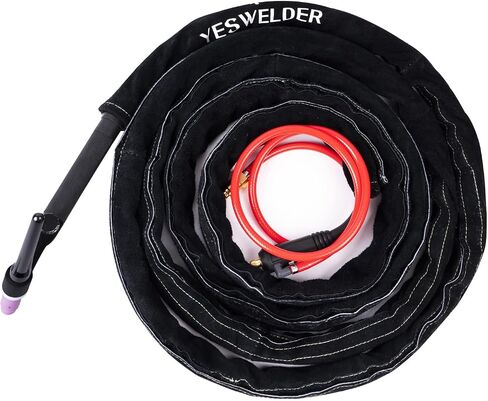 YESWELDER TIG Welding Torch Cable Cover Cowboy Zipper Jacket Style Cover 3.7 Meters(12 Feet Length) in Saudi Arabia