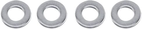 M4 Stainless Flat Finish Washer 0.35" OD (100pcs), 18-8 (304) Stainless Steel (M4) in Saudi Arabia