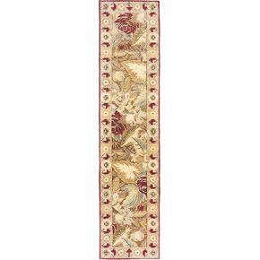 SAFAVIEH Bergama Collection 2'3" x 10' Multi BRG106A Handmade Oriental Floral Premium Wool Runner Rug