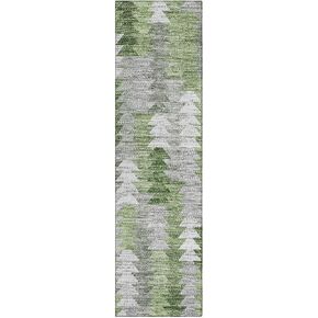 Addison Rugs Chantille ACN632 Purple 2'3" x 7'6" Indoor Outdoor Hallway Runner Rug, Stain Resistant Washable Kitchen Area Carpet for Bathroom, Laundry and Bedroom Rug