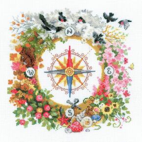 RIOLIS Cross Stitch, Compass (14 Count)
