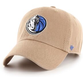 47 NBA Dallas Mavericks Alternate Clean Up Hat - Khaki, Khaki, One Size