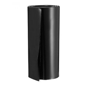 uxcell Battery Wrap PVC Heat Shrink Tubing 85mm Flat Width for 18650 Power Supplies 1 Meter Length Black