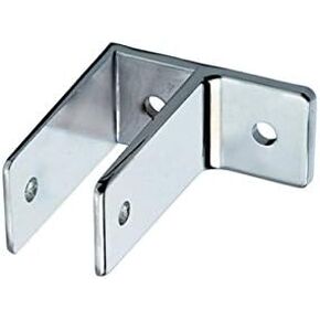 Harris Hardware TP1656 One Ear Die Cast Zamac Chrome Plated Wall Bracket 7/8-Inch Panel Thickness 2-11/16-Inch Bracket Height 2-1/2-Inch Base Length 1-5/16-Inch Base Width