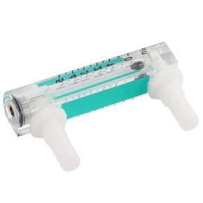 Oxygen Air Flow Meter, LZQ-1 Air Flow Rate Gauge 1~5LPM Oxygen Carbon Dioxide Measuring Flowmeter Gauge, Gas Flowmeter