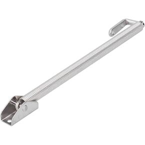10-1/4in Stainless Steel Cabin Door Grip Hatch Holder Adjuster Lid Support Spring for Marine Boat Yacht