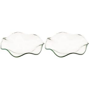 2pcs Essential Oil Dish Essential Oil Saucer Glass Plate Aroma Essential Oil Bowl Oil Storage Plates Essential Oils Container Stylish Essential Oil Plate