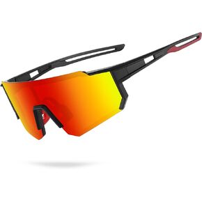 Polarized Sports Sunglasses for Men Women Youth Baseball Fishing Running Cycling Golf Trekking TAC Glasses