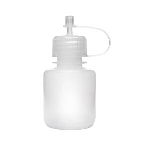EISCO Dropping Bottle, 30ml - LDPE Plastic - Includes Screw Cap with Built-in Nozzle & Cover