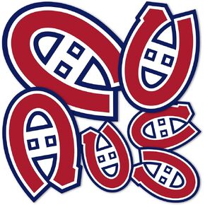 Desert Cactus Montréal Canadiens Sticker Team NHL National Hockey League Vinyl Decal Laptop Water Bottle Car Scrapbook (Type 3 - Main Logo)