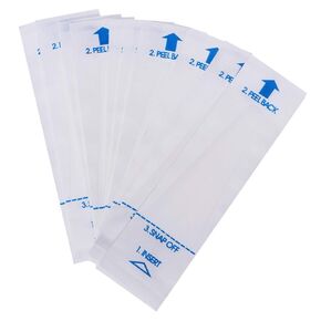 Exceart 200pcs Digital Thermometer Covers Electric Thermometers Probe Sleeves Disposable for Oral Armpit Rectal Digital Thermometer Blue