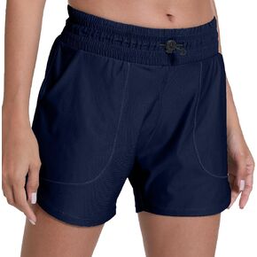 Running Shorts for Women with Liner Athletic Sport Pants Lightweight Gym Workout Shorts with Pockets
