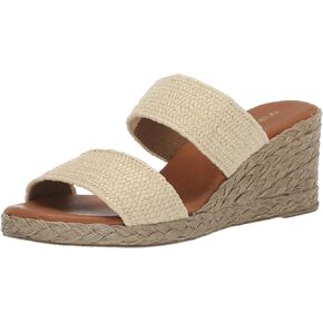 صندل نسائي من Andre Assous بكعب عريض من Nori Espadrille