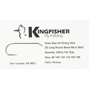 9671 Standard Nymph Fly Tying Hook Micro Barb