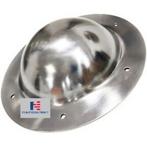 NauticalMart Medieval Combat Umbo Shield Mount Hand Forged Iron Boss Fully Functional Historical Replica Boss for Shield 14 Gauge for Round Shield Larp Reenactment Halloween