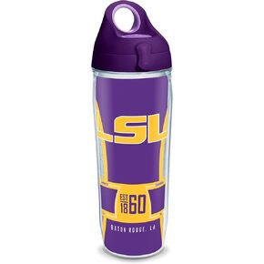 Tervis Made in USA Double Walled Louisiana State University LSU Tigers Insulated Tumbler Cup Keeps Drinks Cold & Hot, 24oz Water Bottle, Spirit