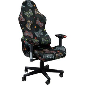 Gaming Chair Covers with Armrest Cover Computer Chair Slipcovers Stretchable Elastic Machine Washable Gaming Chair Seat Cover (Line)