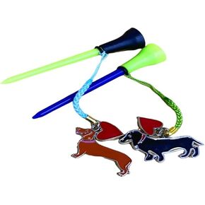 2 Pieces 1 Set Golf Tee Hanger Cat, Dog Tee Hanger Golf Tee Holder Putter Keeper Buddy Supplies Golf Accessories