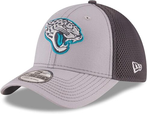 New Era NFL Grayed Out Neo 39Thirty Stretch Flex Fit Hat Cap (as1, Alpha, m, l, Jacksonville Jaguars) in Saudi Arabia